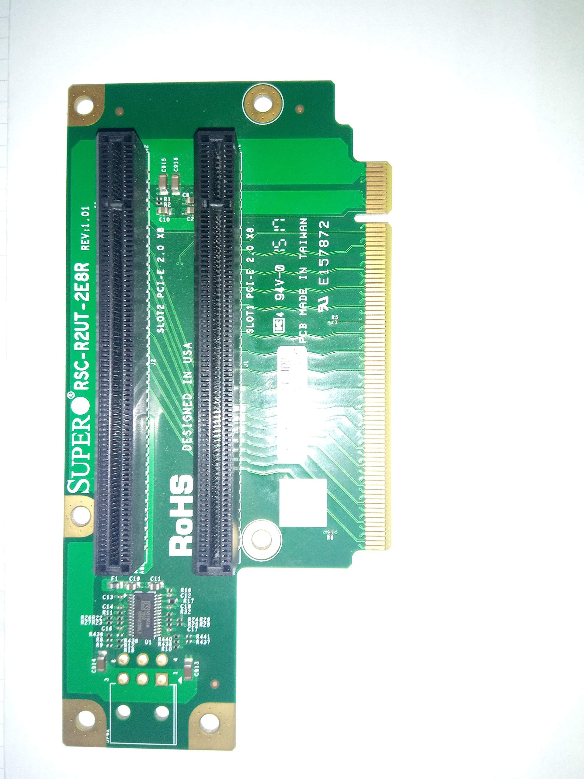 Supermicro RSC R2UT 2E8R 2U RISER PASSIVE GEN 2 PCIE X16 TO 2X PCIE X8